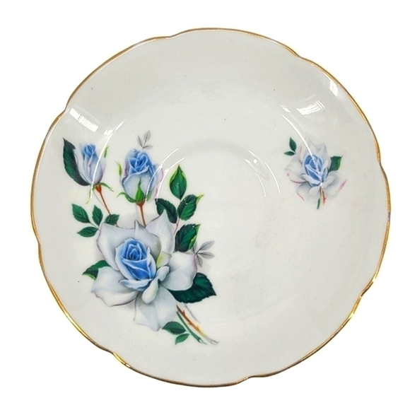 Royal Grafton | Blue Danity Roses Fibe China Cup And Saucer - Picture 4 of 8